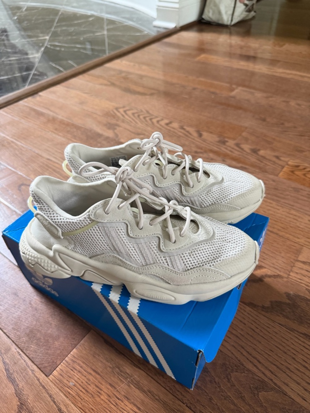 adidas women’s ozweego tan brown